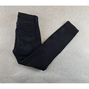 L'agence Margot High Rise Ankle Skinny Jean In Noir Black‎ Size 26 Dark Denim